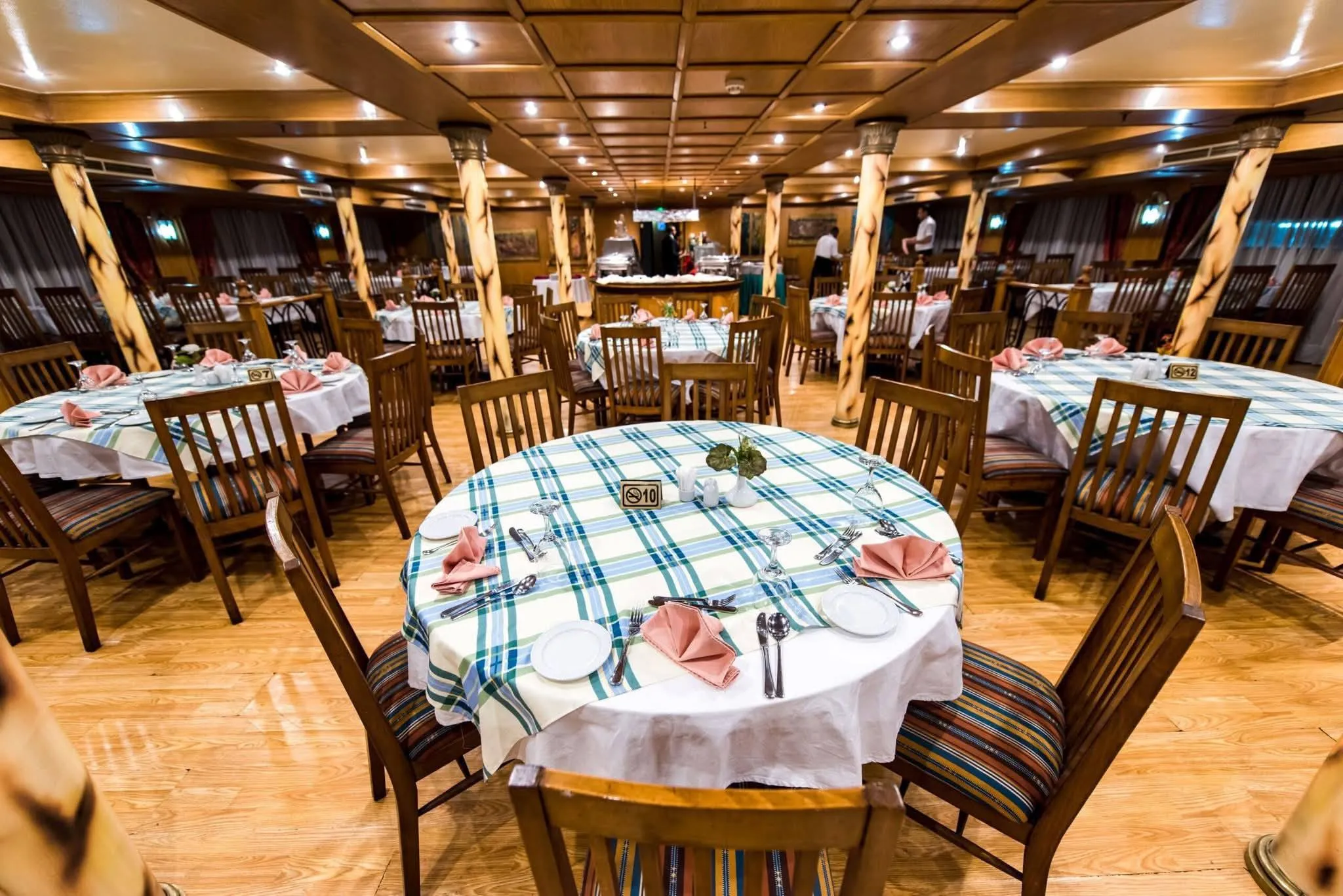 Restaurant aboard the Hapi V Nile Cruise Nile cruise
